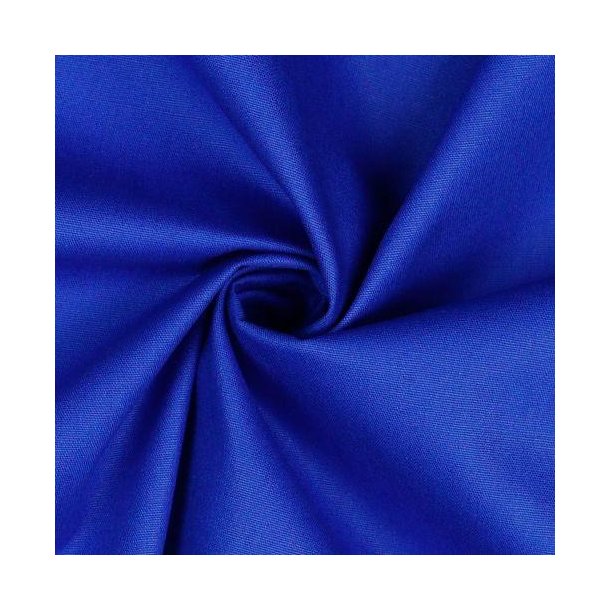 Poplin Bomuld Cobalt