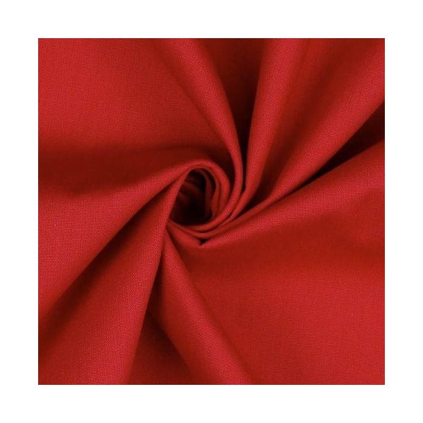 Poplin Bomuld Red