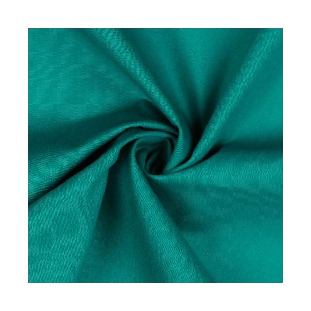 Poplin Bomuld Teal