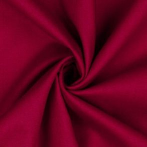 Poplin Bomuld Cerise