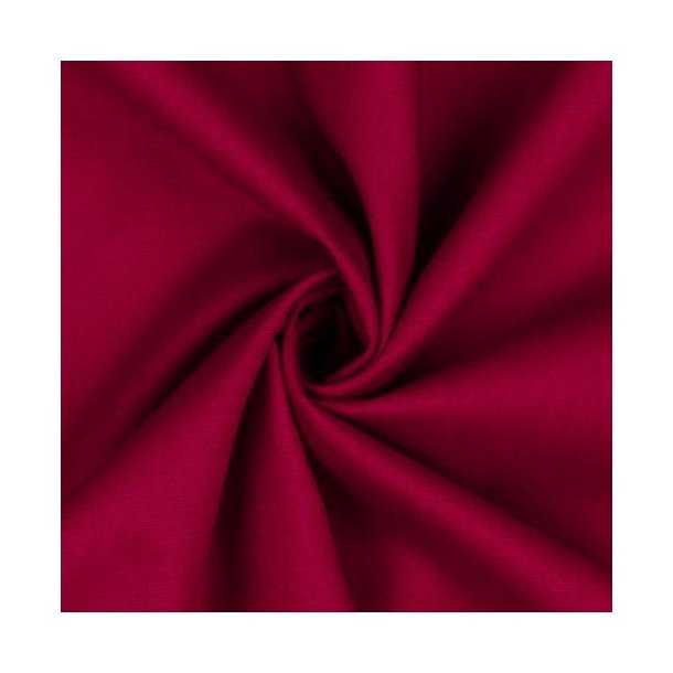 Poplin Bomuld Cerise