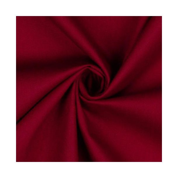 Poplin Bomuld Wine