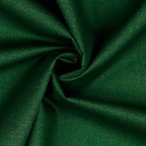 Poplin Bomuld Dark Green