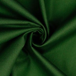 Poplin Bomuld Forest Green