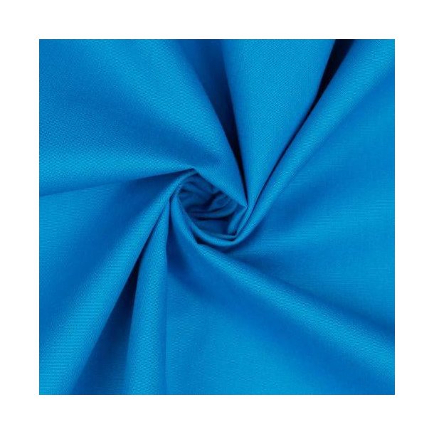 Bomuld poplin Aqua