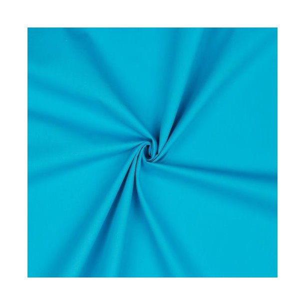 Poplin Bomuld Light Turquoise