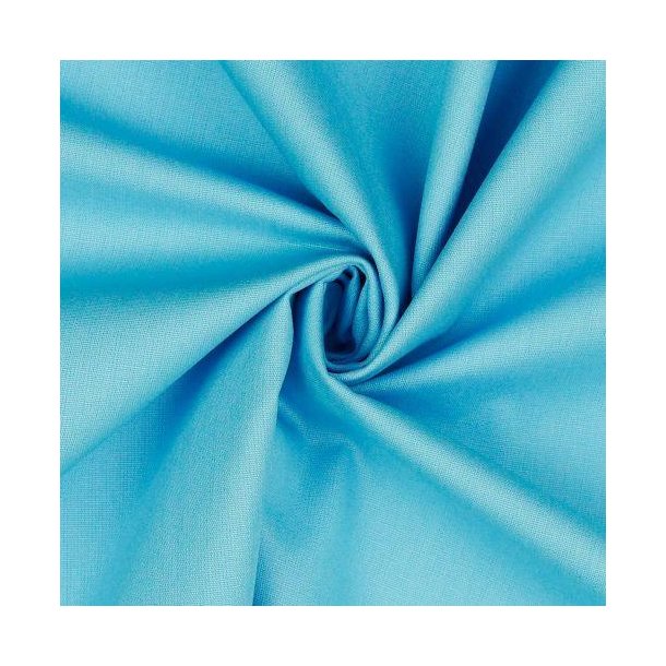 Poplin Bomuld Sky Blue