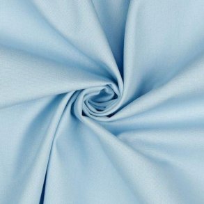 Bomuld poplin Baby Blue