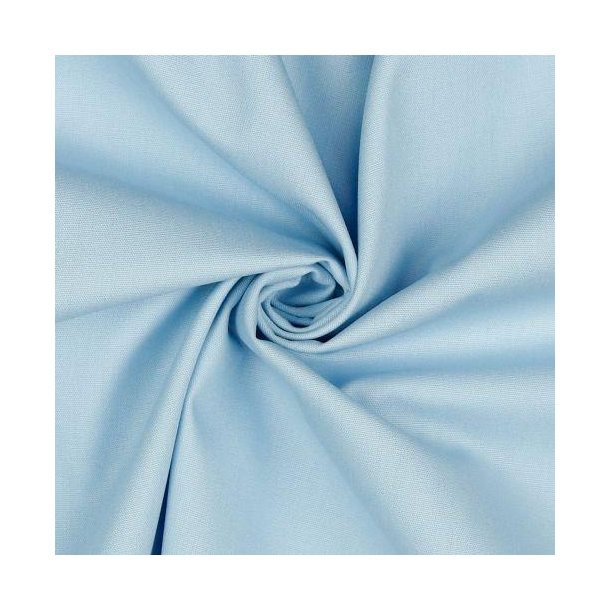 Bomuld poplin Baby Blue