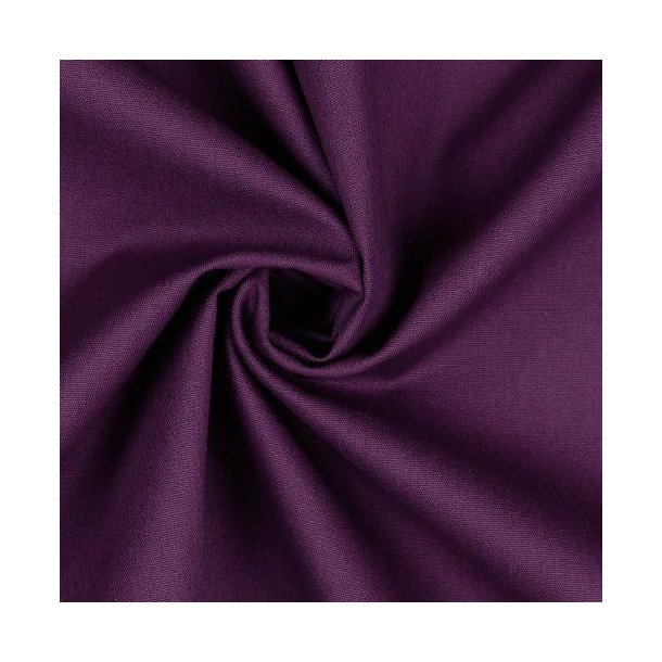 Poplin Bomuld Dark Purple