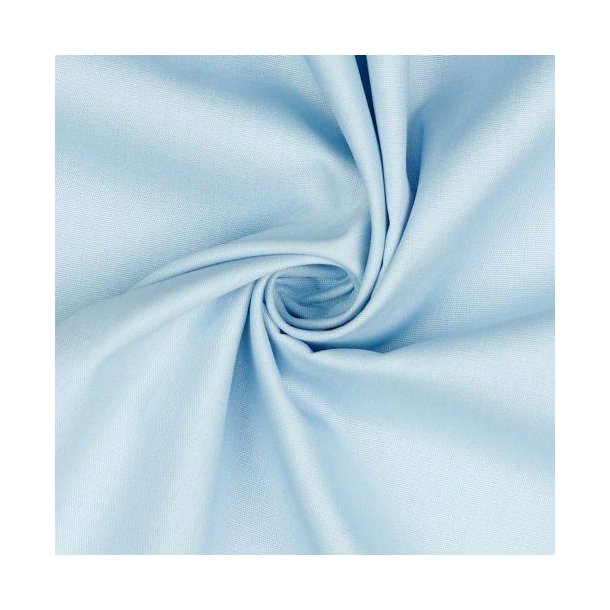 Poplin Bomuld Light Blue