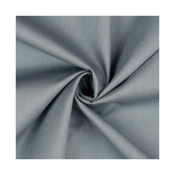 Poplin Bomuld Rock Grey