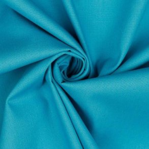 Poplin Bomuld Turquoise