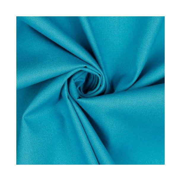 Poplin Bomuld Turquoise