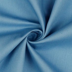 Bomuld poplin Blue Shadow