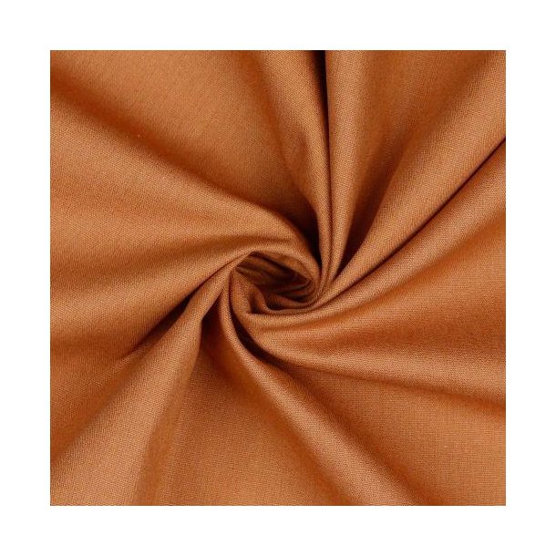 Poplin Bomuld Rust