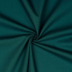 Bomuld poplin Dark cyan