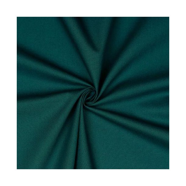Bomuld poplin Dark cyan