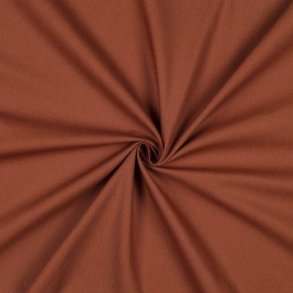 Poplin cotton Dark cognac