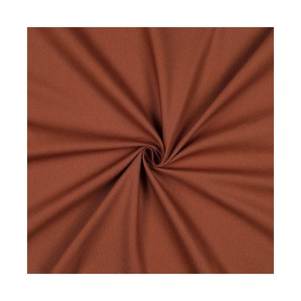 Poplin cotton Dark cognac