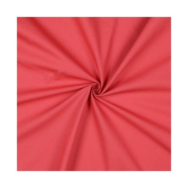 Poplin cotton, Dark coral