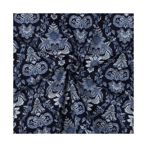 Canvas, Ornament, Navy