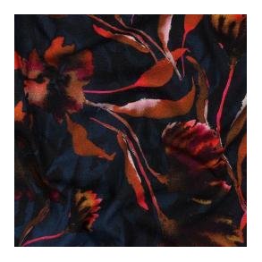 �kotex bomulds jersey digital Flowers, Navy