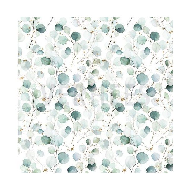 �kotex bomulds jersey m/Eucalyptus blade