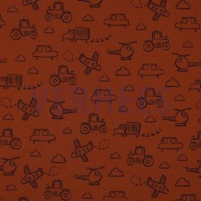 Waffelstrik Cars and planes, Hazel