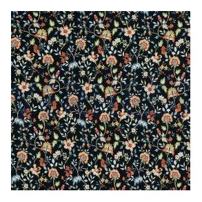 Rib jersey digital Flowers Navy