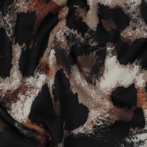 Magnolia stretch digital Animal skin, Brown