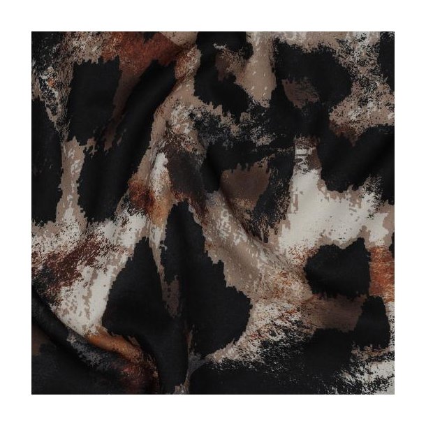 Magnolia stretch digital Animal skin, Brown