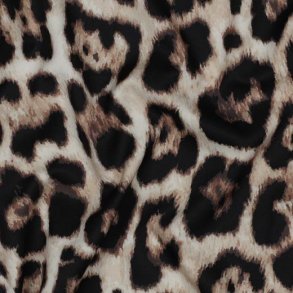 Magnolia stretch digital Animal skin, Brown