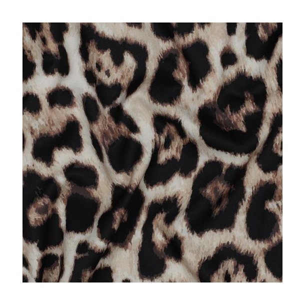 Magnolia stretch digital Animal skin, Brown
