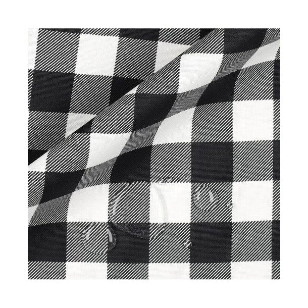 Canvas waterproof check, Black