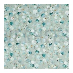 Viscose digitalprint Sage