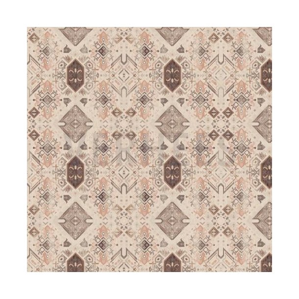 Canvas digital Geometric, Beige