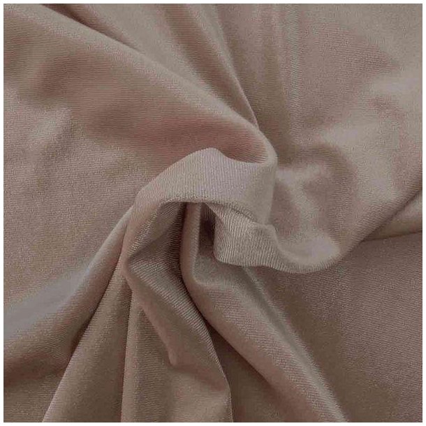 Shiny velour Nude