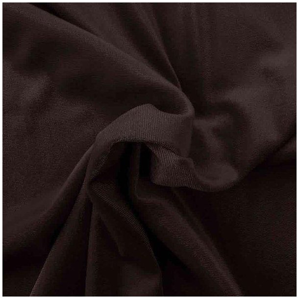 Shiny velour M�rkebrun