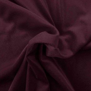 Shiny velour Bordeaux
