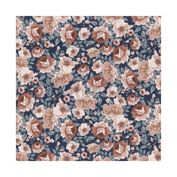 Sweat/Isoli digital Flowers, Navy