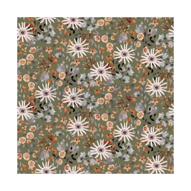 Isoli digital Flowers, Forrest green