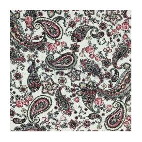 Viscose stretch poplin White