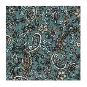 Viscose stretch poplin, Old green