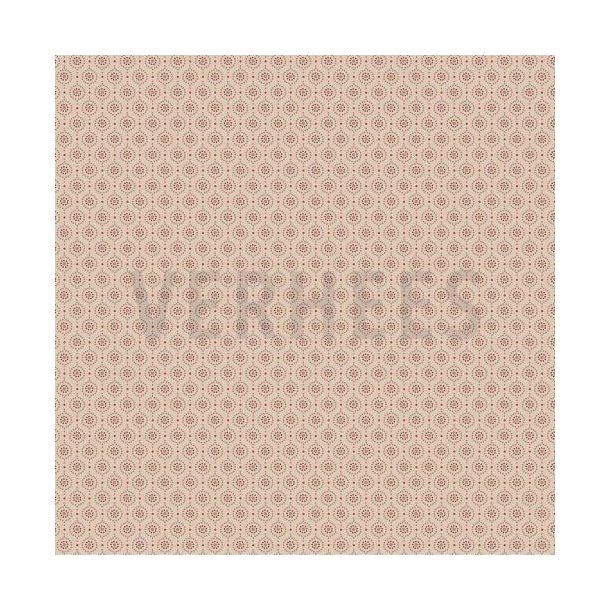 Poplin Flowers and Dots, Powder