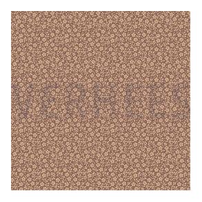 Poplin Flowers and Dots, Cognac