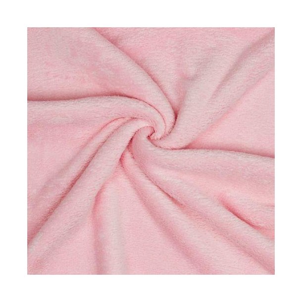 Dobbelsidet pels kort, Light rose