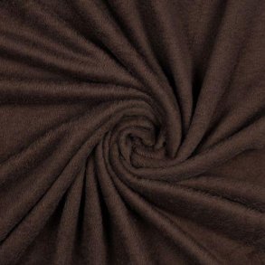 Dobbelsidet pels kort, Dark brown