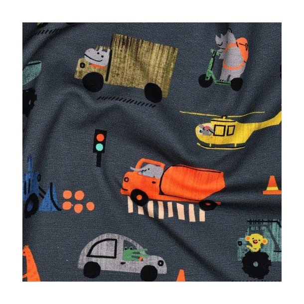 �kotex bomulds jersey Digital vehicles, Blue
