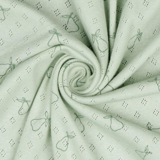 Pointoille bomuld m/p�rer, Nile